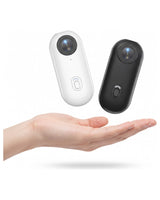 SnapSight in black and white, palm sized