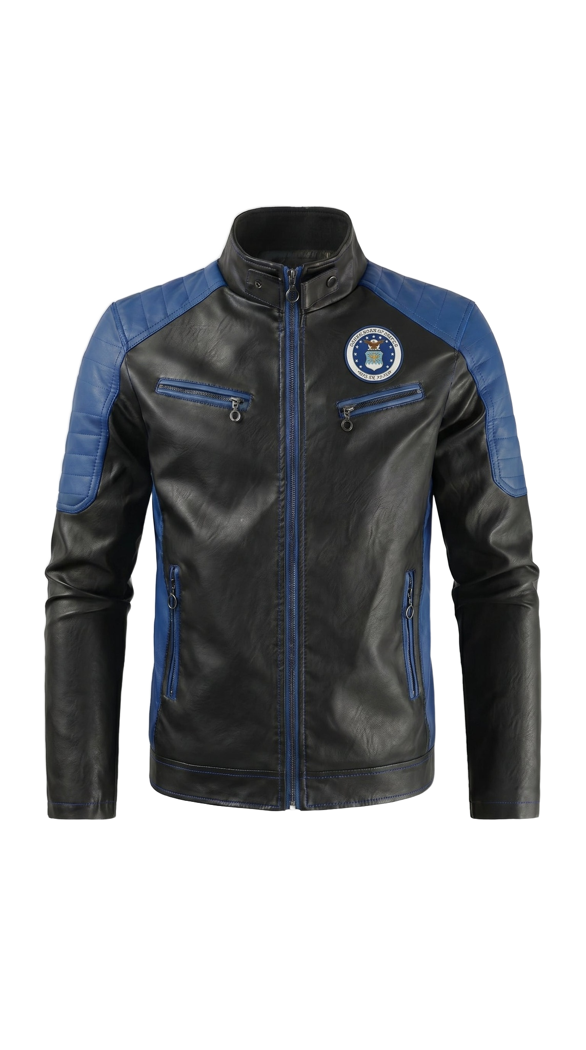 Air Force handmade leather jacket - front
