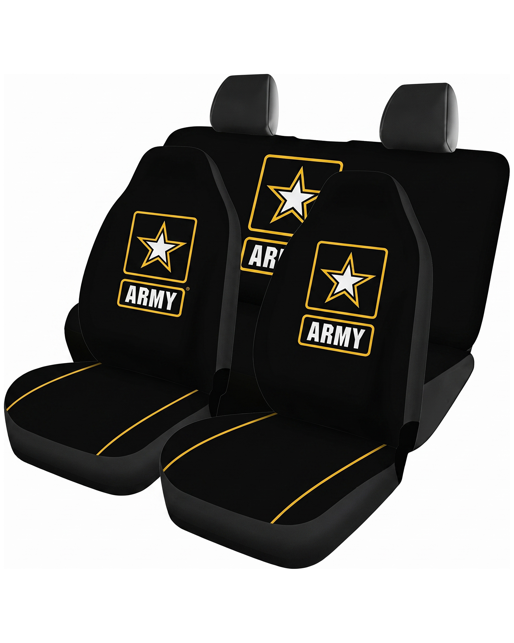 U.S. Army military car seat cover set - 4 piece