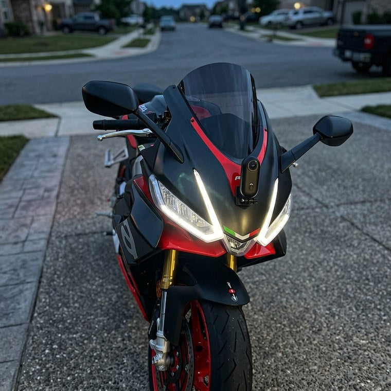 SnapSight mounted on a bike